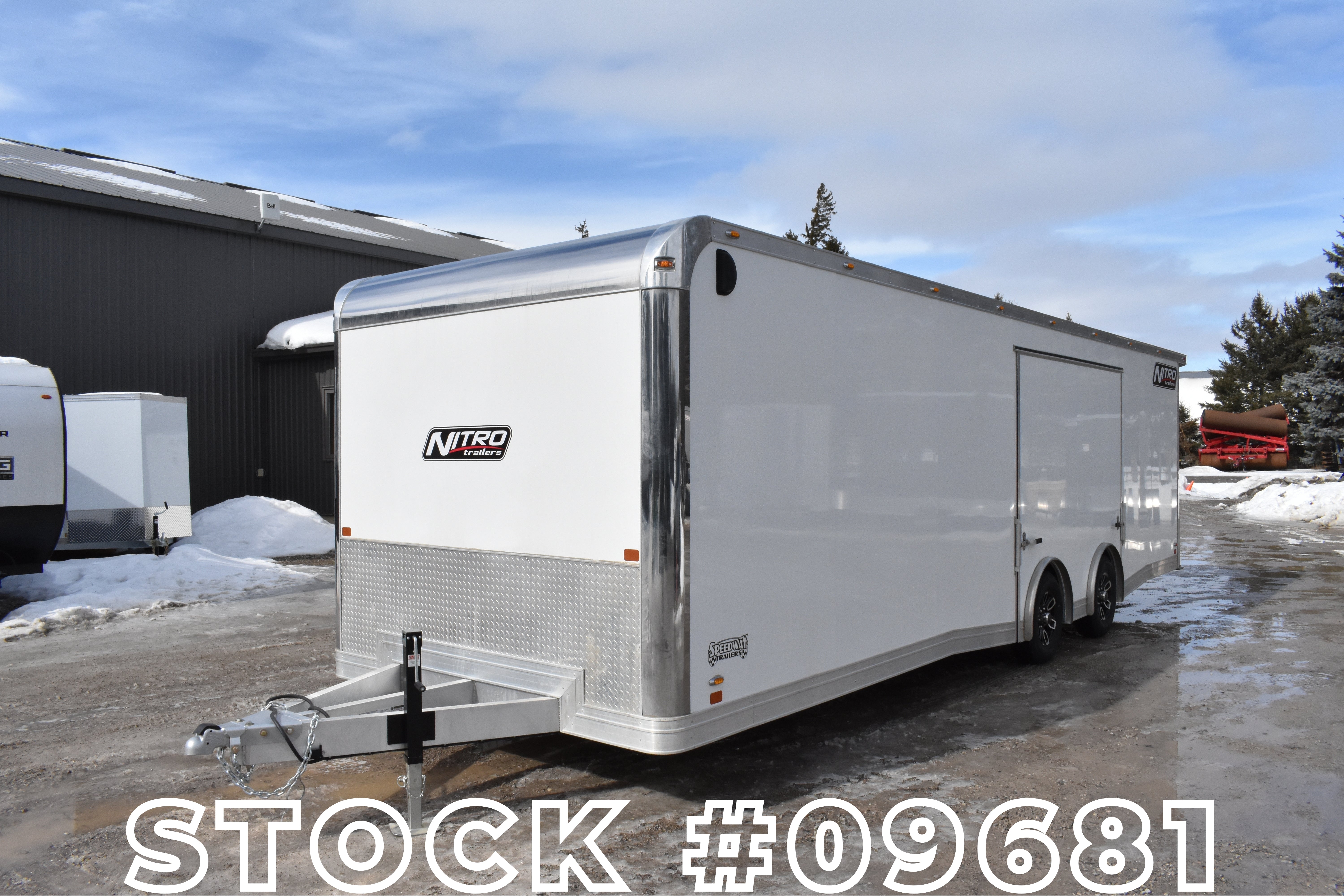 8.5' x 28' Nitro Tandem Axle Aluminum Enclosed Car Hauler (2026)