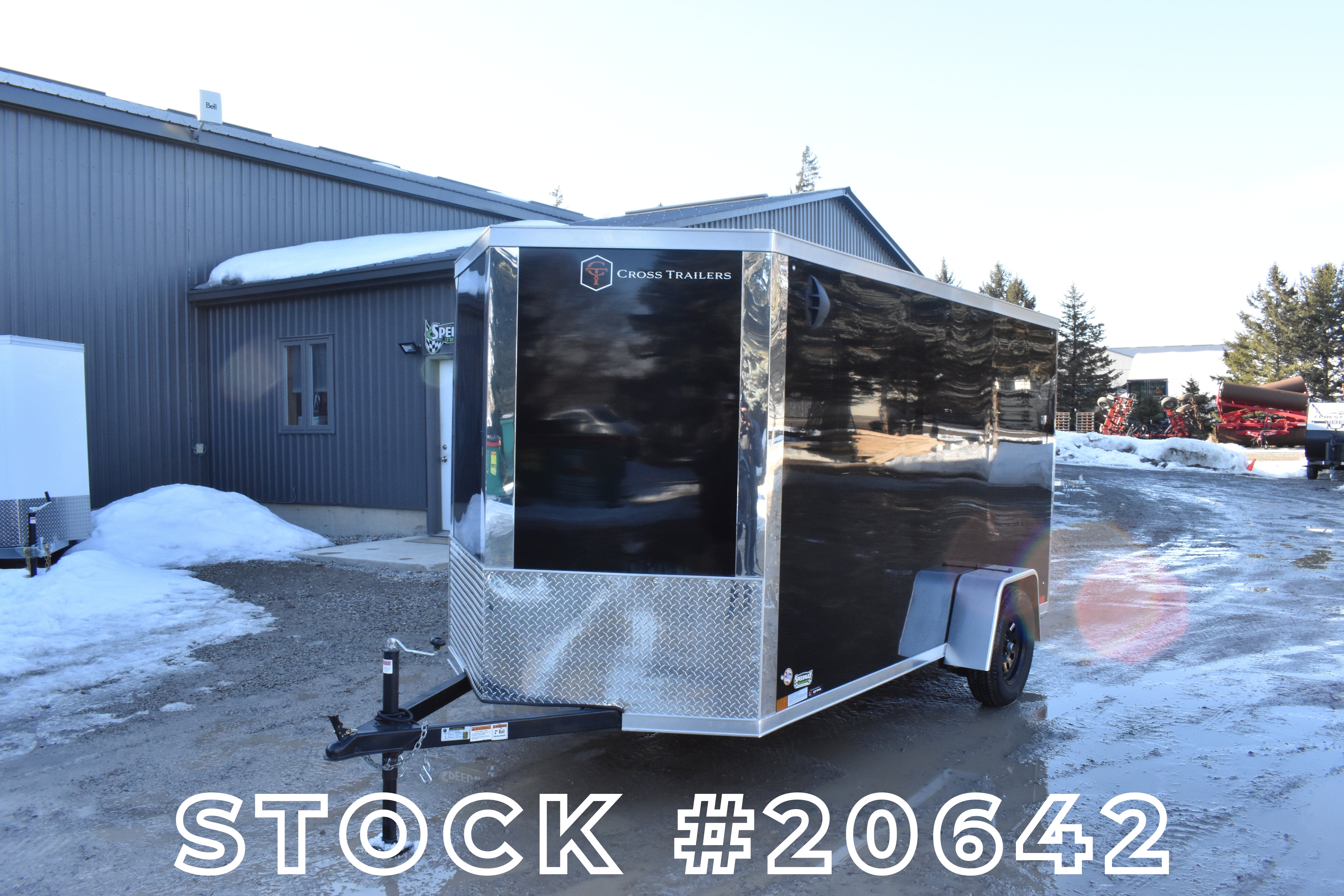 6' x 12' Cross Alpha Series Single Axle Steel Enclosed Trailer (2026)