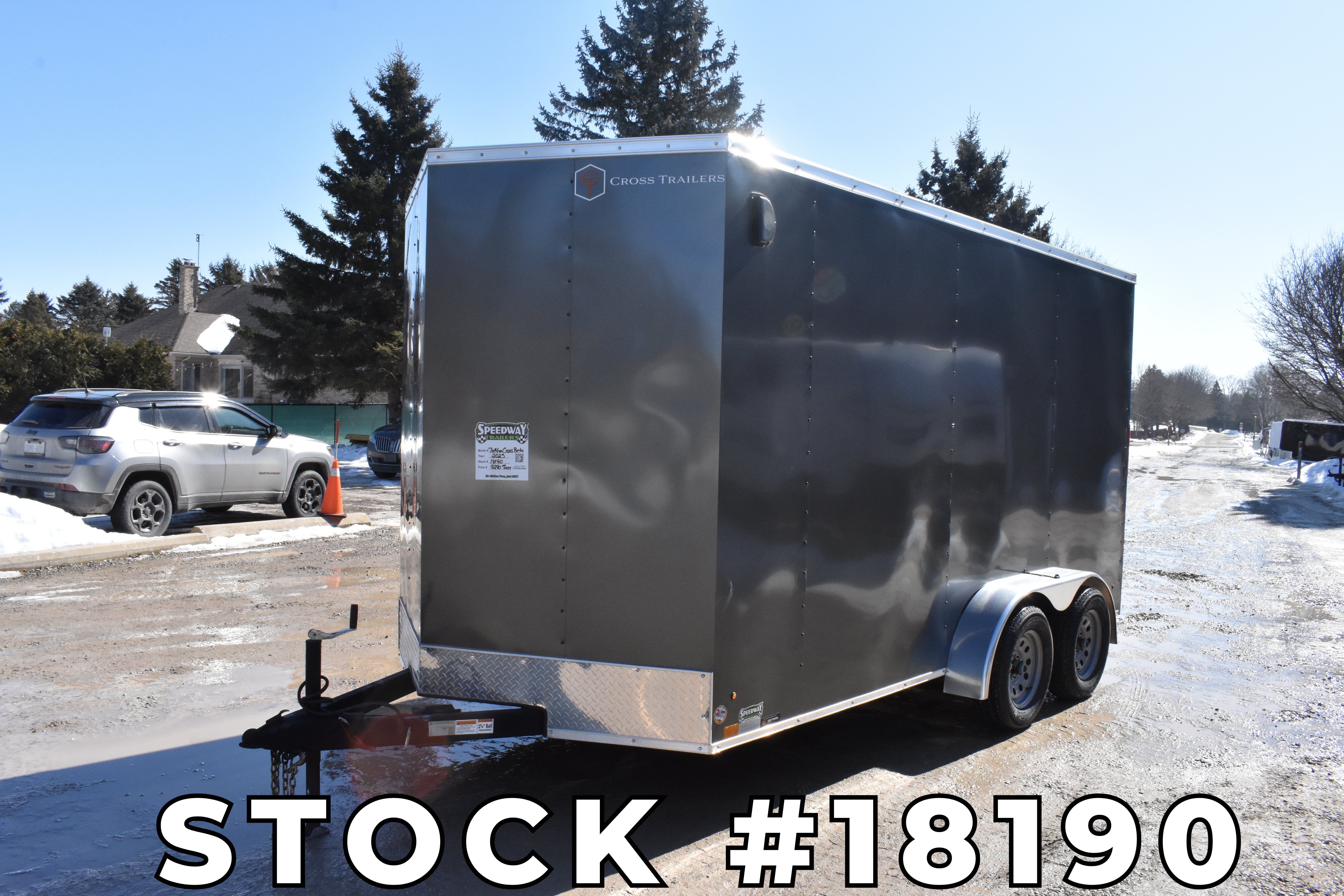 7' x 14' Cross Beta Series Tandem Axle Enclosed Cargo Trailer (2025)