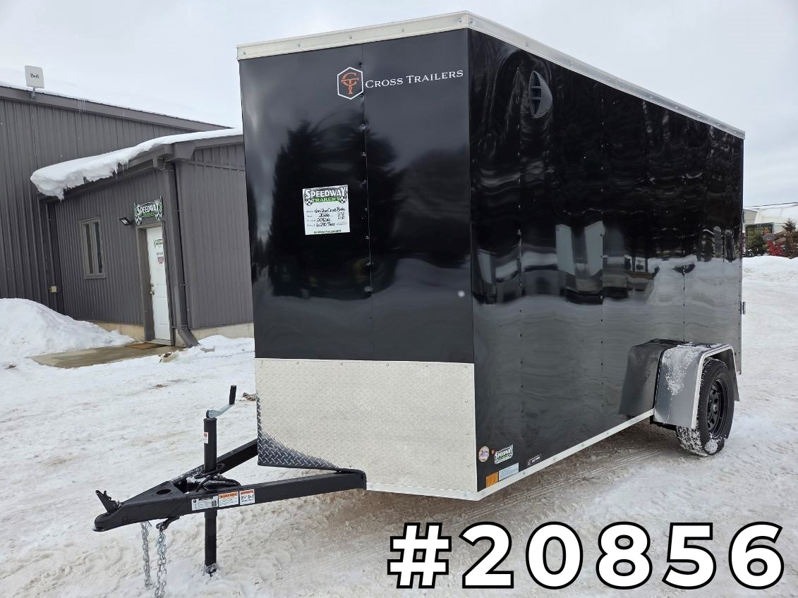 6' x 12' Cross Beta Series Single Axle Steel Enclosed Trailer (2026)
