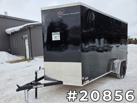 6' x 12' Cross Beta Series Single Axle Steel Enclosed Trailer (2026)