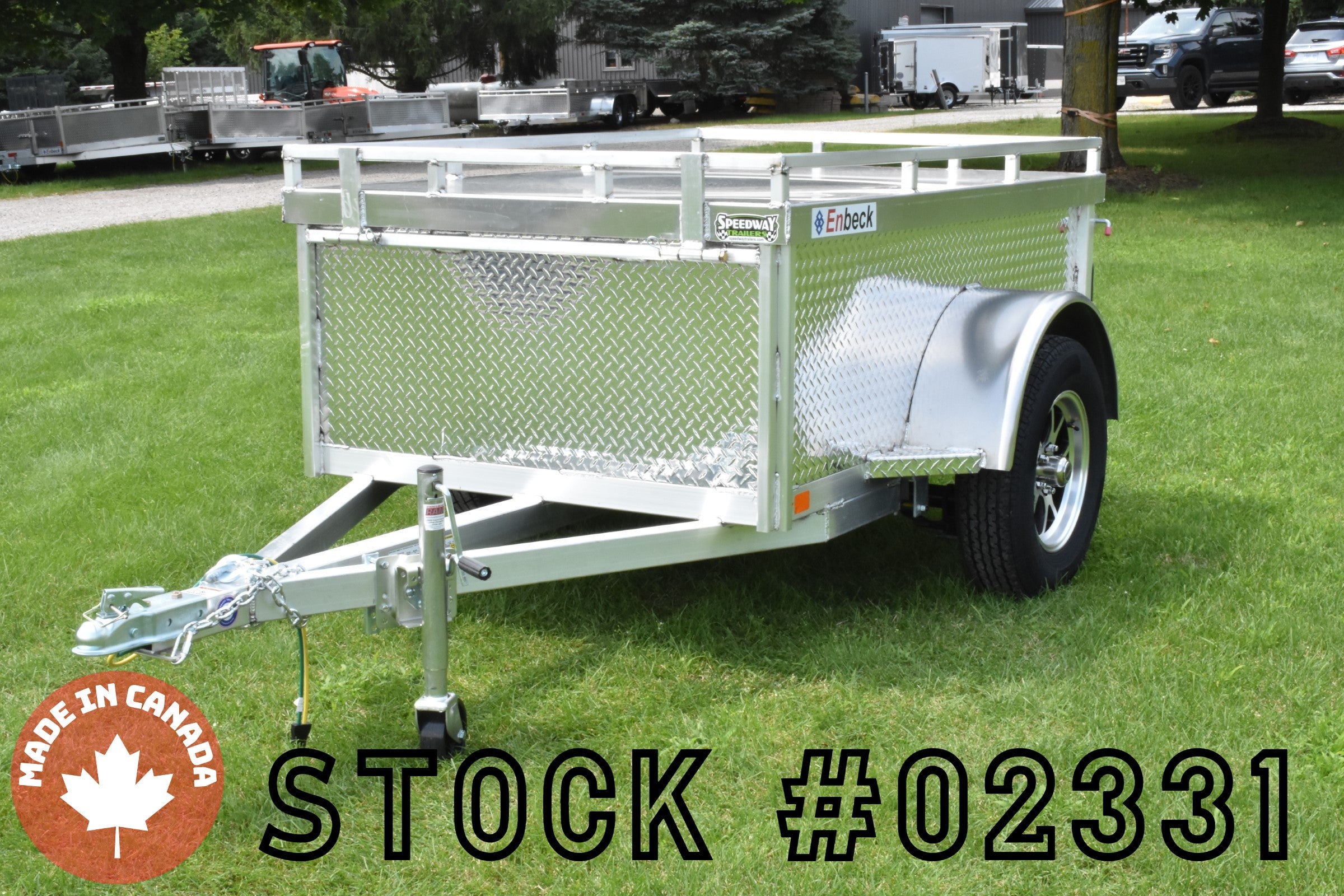 4' x 6' Enbeck Single Axle Aluminum