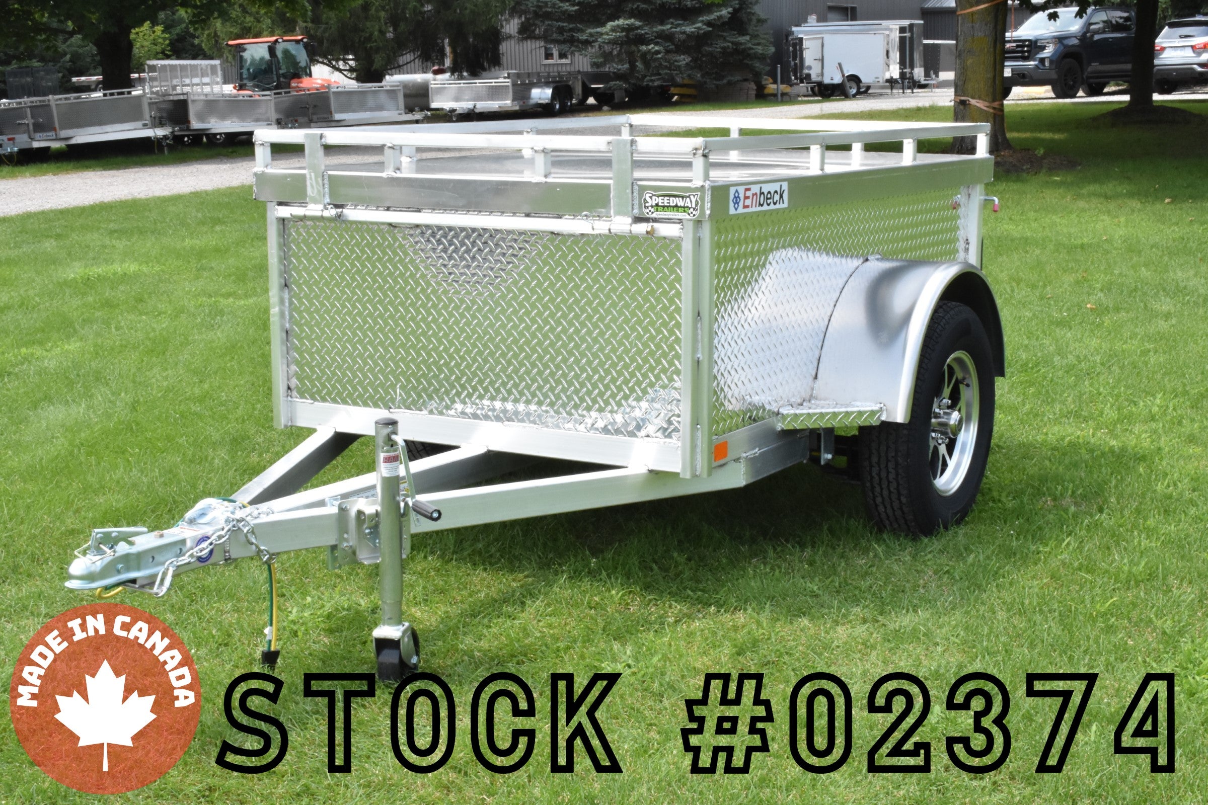 4' x 6' Enbeck Single Axle Aluminum