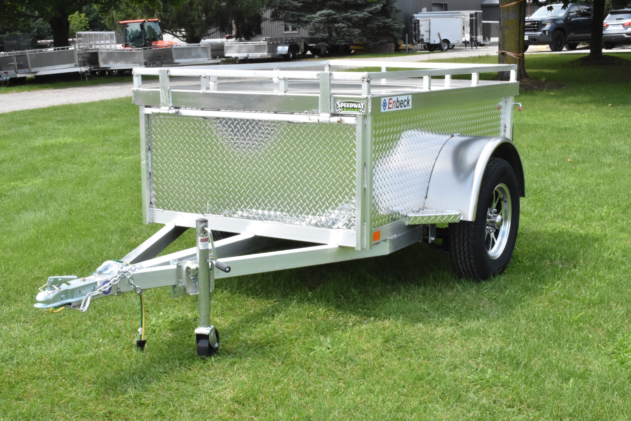 4' x 6' Enbeck Single Axle Aluminum