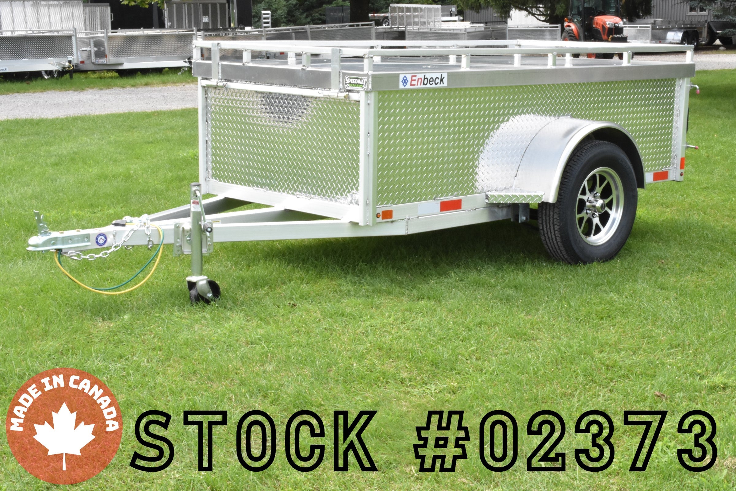4' x 8' Enbeck Single Axle Aluminum