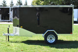 4' x 8' Rhino Single Axle Galvanized Enclosed Cargo Trailer Black Speedway Trailers Guelph Cambridge Kitchener Ontario Canada