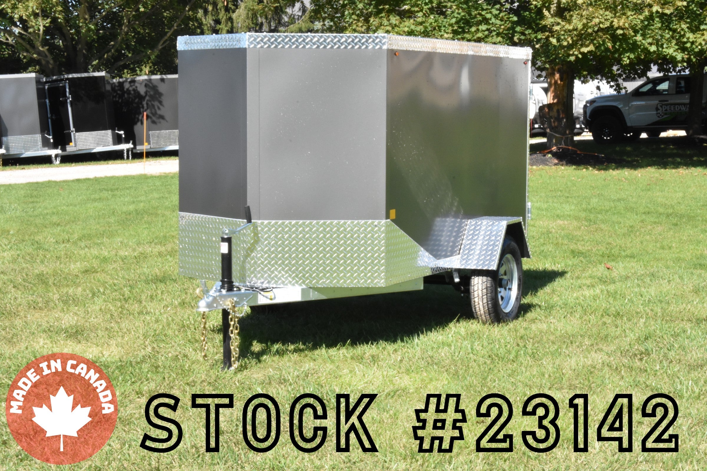 4' x 8' Rhino Galvanized Single Axle Enclosed Cargo Trailer (2026)
