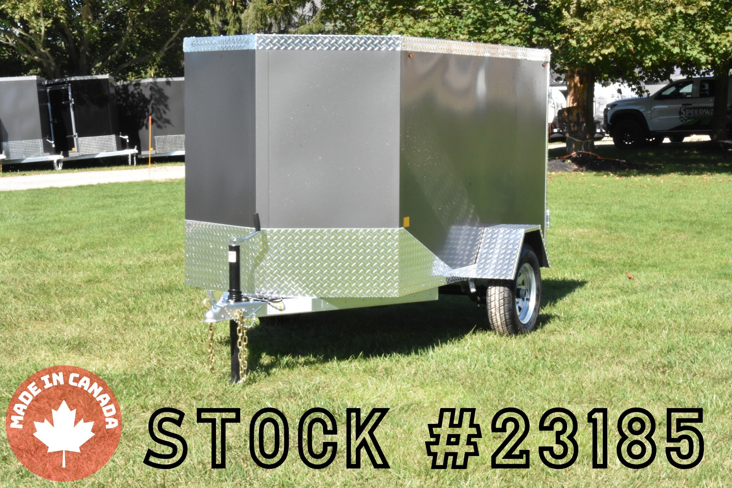 4' x 8' Rhino Galvanized Single Axle Enclosed Cargo Trailer (2026)