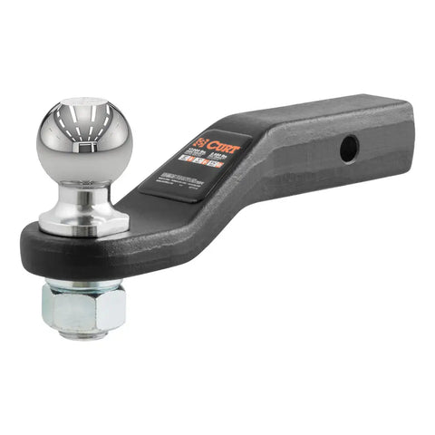 Curt - Loaded Forged Ball Mount with 2-5/16" Ball (2" Shank, 15,000 lbs., 2" Drop)