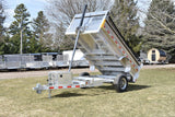 5' x 10' Enbeck Single Axle 2.5 Ton Aluminum Dump Trailer w/ Aluminum Rims Speedway Trailers Guelph Cambridge Kitchener Ontario Canada