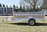 5' x 10' Enbeck Single Axle 2.5 Ton Aluminum Dump Trailer w/ Aluminum Rims Speedway Trailers Guelph Cambridge Kitchener Ontario Canada