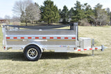 5' x 10' Enbeck Single Axle 2.5 Ton Aluminum Dump Trailer w/ Aluminum Rims Speedway Trailers Guelph Cambridge Kitchener Ontario Canada