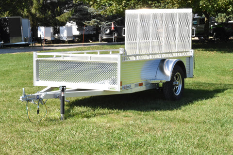 5' x 10' Enbeck Single Axle Aluminum Utility Trailer Aluminum Rims Speedway Trailers Guelph Cambridge Kitchener Ontario Canada