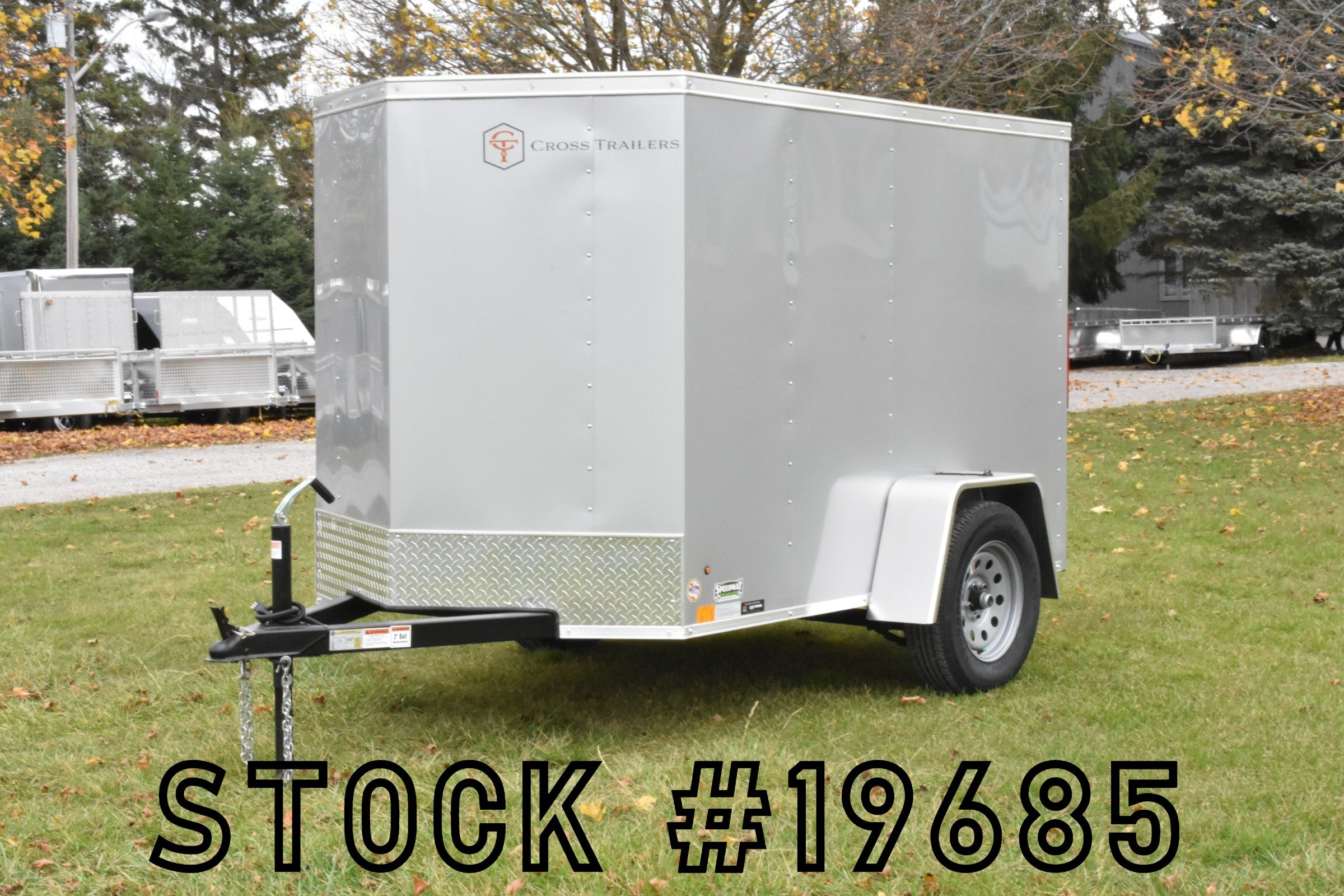 5' x 8' Cross Beta Series Single Axle Enclosed Cargo Trailer Speedway Trailers Guelph Cambridge Kitchener Ontario Canada