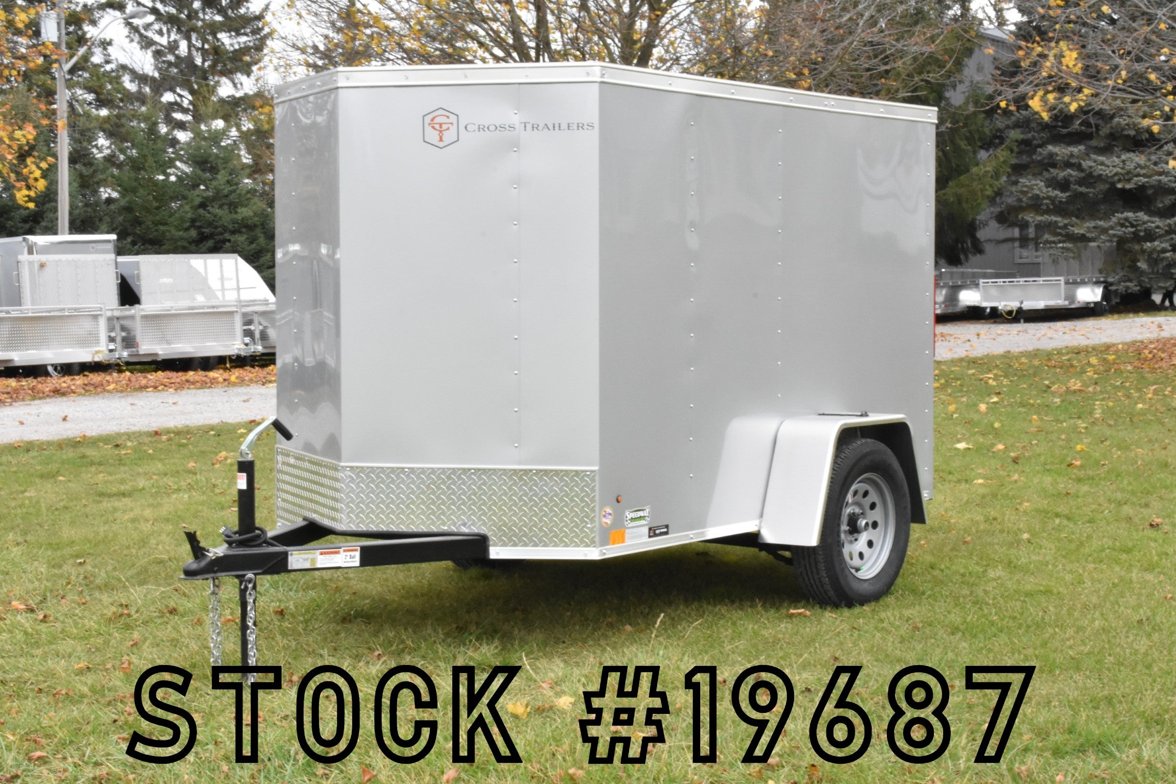 5' x 8' Cross Beta Series Single Axle Enclosed Cargo Trailer Speedway Trailers Guelph Cambridge Kitchener Ontario Canada