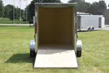 5' x 8' Rhino Single Axle Galvanized Enclosed Cargo Trailer White Speedway Trailers Guelph Cambridge Kitchener Ontario Canada