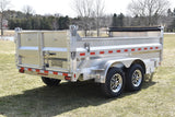 6' x 12' Enbeck Tandem Axle 5 Ton Aluminum Dump Trailer w/ Aluminum Rims Speedway Trailers Guelph Cambridge Kitchener Ontario Canada