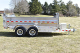 6' x 12' Enbeck Tandem Axle 5 Ton Aluminum Dump Trailer w/ Aluminum Rims Speedway Trailers Guelph Cambridge Kitchener Ontario Canada