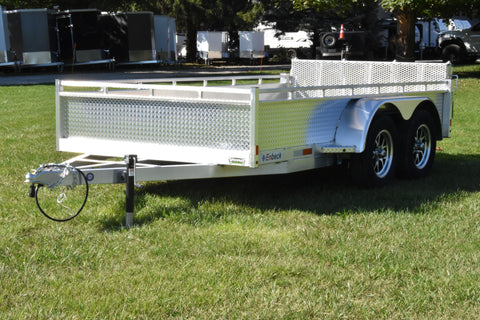 6' x 12' Enbeck Tandem Axle Aluminum Utility Trailer w/ Aluminum Rims & Bi-Fold Gate Speedway Trailers Guelph Cambridge Kitchener Ontario Canada