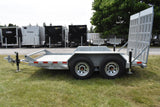 6' x 12' One-Sixteen Tandem Axle Flatdeck Scissor Lift Trailer Speedway Trailers Guelph Cambridge Kitchener Ontario Canada