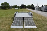 6' x 12' One-Sixteen Tandem Axle Flatdeck Scissor Lift Trailer Speedway Trailers Guelph Cambridge Kitchener Ontario Canada