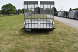 6' x 12' One-Sixteen Tandem Axle Flatdeck Scissor Lift Trailer Speedway Trailers Guelph Cambridge Kitchener Ontario Canada