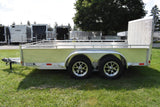 7' x 12' Enbeck Tandem Axle Aluminum Utility Trailer w/ Aluminum Rims Speedway Trailers Guelph Cambridge Kitchener Ontario Canada