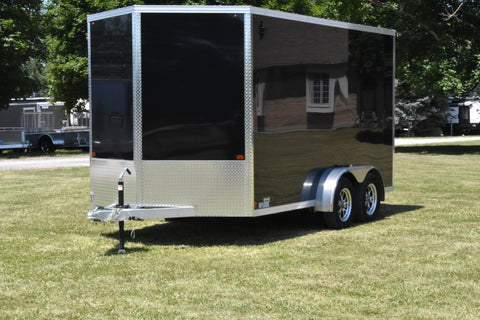 7' x 14' Enbeck Tandem Axle Enclosed Aluminum Cargo Trailer Speedway Trailers Guelph Cambridge Kitchener Ontario Canada