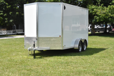 7' x 14' Enbeck Tandem Axle Enclosed Aluminum Cargo Trailer Speedway Trailers Guelph Cambridge Kitchener Ontario Canada