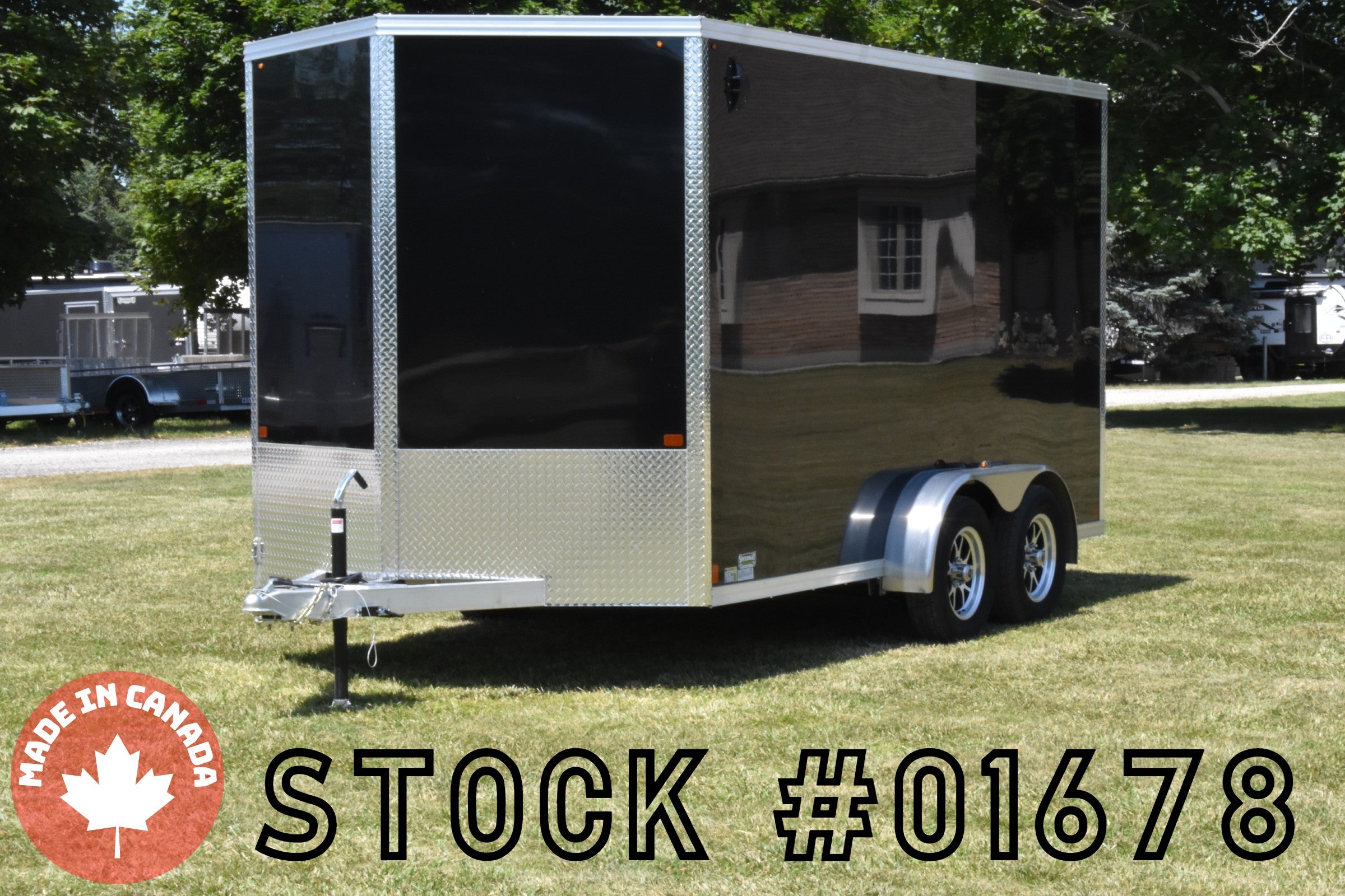 7' x 14' Enbeck Tandem Axle Enclosed Aluminum Cargo Trailer Speedway Trailers Guelph Cambridge Kitchener Ontario Canada