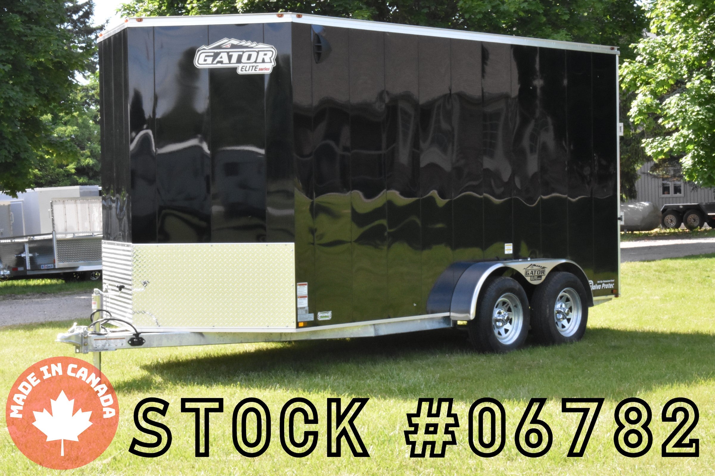 7' x 14' Gator Elite Tandem Axle Enclosed Galvanized Cargo Trailer Speedway Trailers Guelph Cambridge Kitchener Ontario Canada