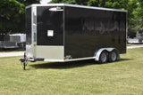 7.5' x 16' Cross Alpha Series Tandem Axle Steel Enclosed Cargo Trailer Speedway Trailers Guelph Cambridge Kitchener Ontario Canada
