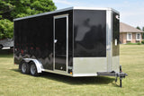 7.5' x 16' Cross Alpha Series Tandem Axle Steel Enclosed Cargo Trailer Speedway Trailers Guelph Cambridge Kitchener Ontario Canada