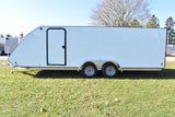 7.5' x 22' Alcom Express Tandem Axle Enclosed Snowmobile Trailer Speedway Trailers Guelph Cambridge Kitchener Ontario Canada