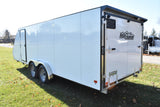 7.5' x 22' Alcom Express Tandem Axle Enclosed Snowmobile Trailer Speedway Trailers Guelph Cambridge Kitchener Ontario Canada