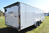 7.5' x 22' Alcom Express Tandem Axle Enclosed Snowmobile Trailer Speedway Trailers Guelph Cambridge Kitchener Ontario Canada