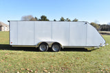 7.5' x 22' Alcom Express Tandem Axle Enclosed Snowmobile Trailer Speedway Trailers Guelph Cambridge Kitchener Ontario Canada