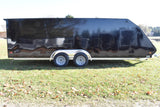 7.5' x 22' Alcom Express Tandem Axle Enclosed Snowmobile Trailer Speedway Trailers Guelph Cambridge Kitchener Ontario Canada