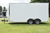 8.5' x 16' Cross Alpha Series Tandem Axle Enclosed Cargo Trailer with translucent Roof Speedway Trailers Guelph Cambridge Kitchener Ontario Canada