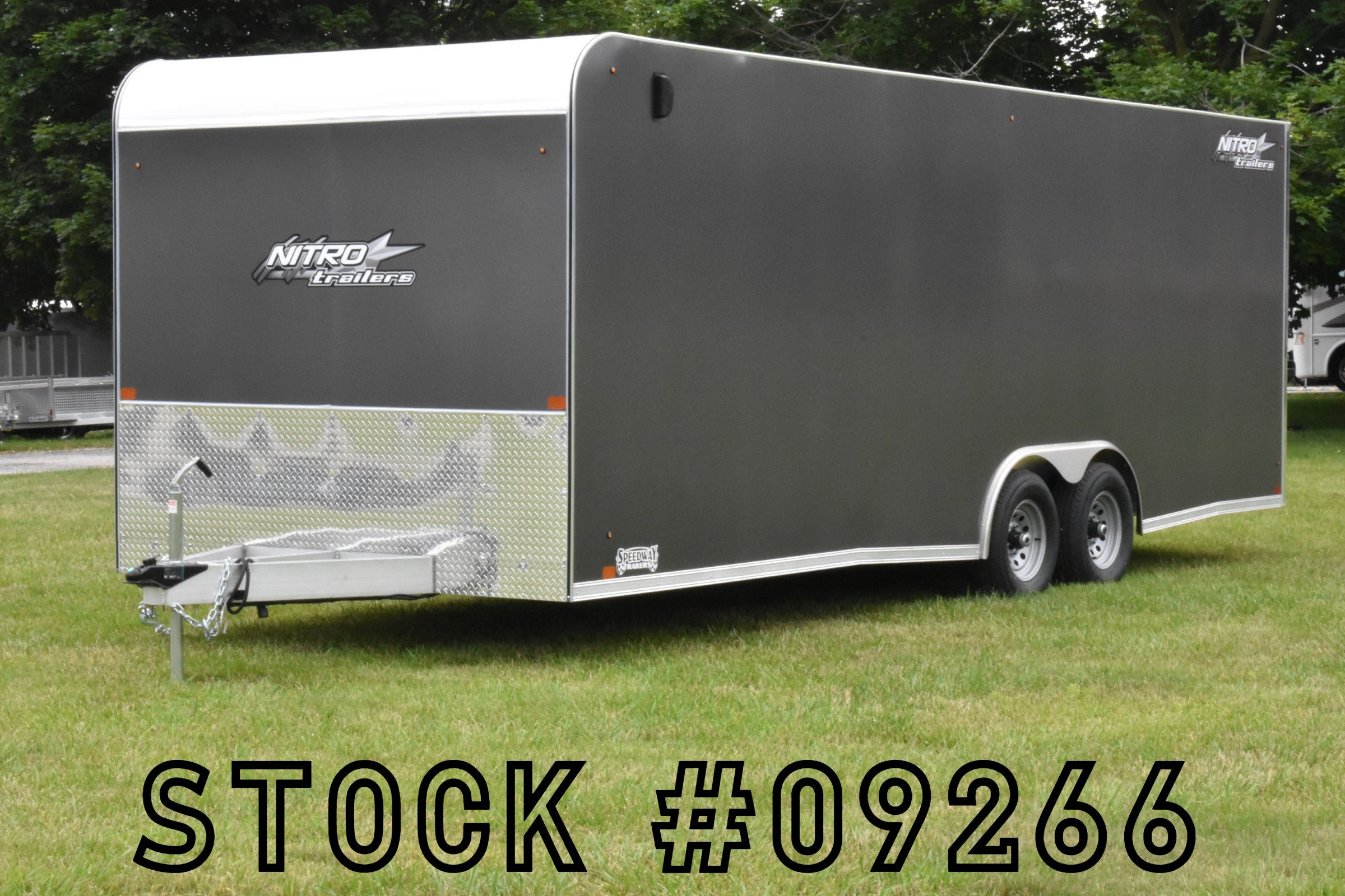 8.5' x 24' Nitro Tandem Axle Enclosed Aluminum Car Hauler Trailer Speedway Trailers Guelph Cambridge Kitchener Ontario Canada