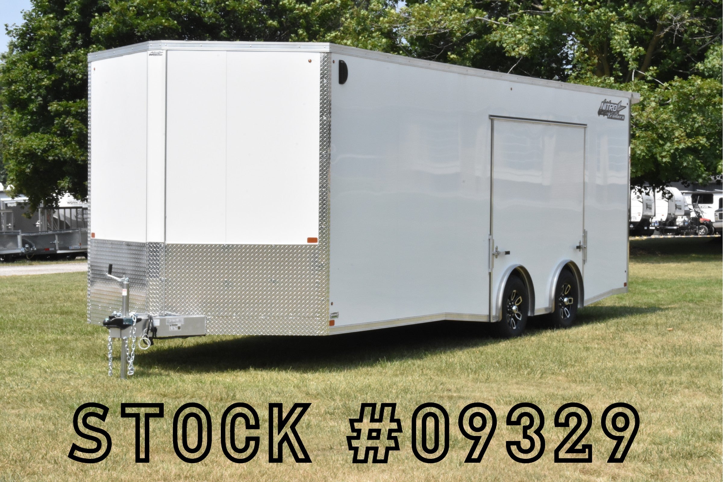 8.5' x 24' Nitro Tandem Axle Enclosed Aluminum Car Hauler Trailer Speedway Trailers Guelph Cambridge Kitchener Ontario Canada