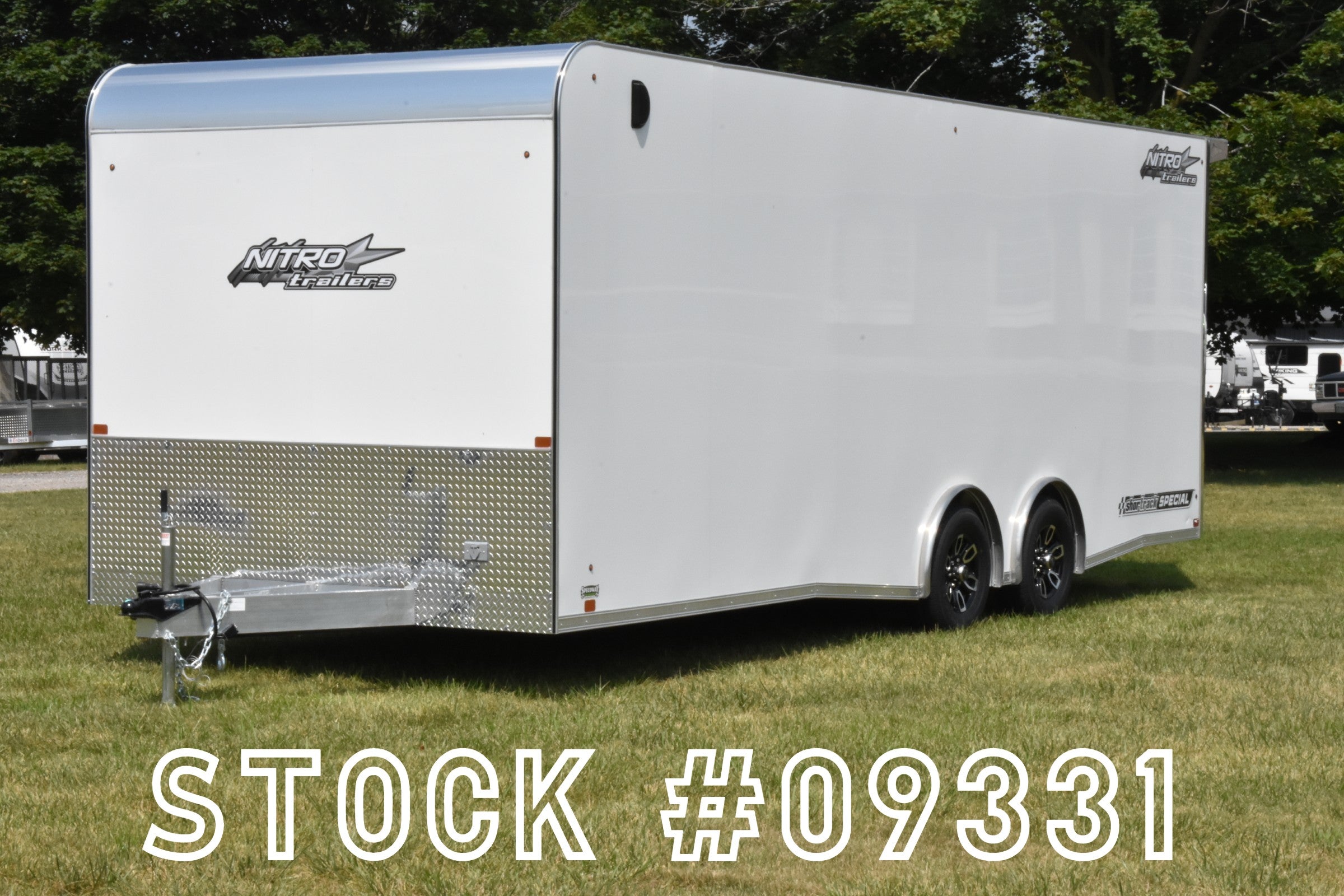 8.5' x 24' Nitro Tandem Axle Enclosed Aluminum Car Hauler Trailer Speedway Trailers Guelph Cambridge Kitchener Ontario Canada