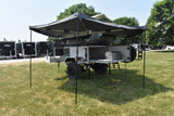 81" x 10' Canyonland Coach Single Axle Steel Overland Camper Trailer White Speedway Trailers Guelph Cambridge Kitchener Ontario Canada