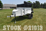 81" x 10' Canyonland Coach Single Axle Steel Overland Camper Trailer w/ Rooftop Tent & 270 Degree Awning