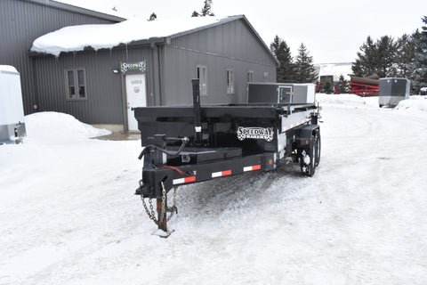 USED 7'X14' IRONBULL STEEL DUMP TRAILER