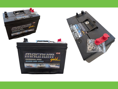 Continental Batteries 12V Marine/RV Battery (Group 27)