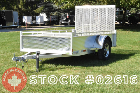 5' x 10' Enbeck Single Axle Aluminum Utility Trailer w/ Aluminum Rims (2026)