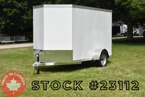 5' x 10' Rhino Galvanized Single Axle Enclosed Cargo Trailer (2025)