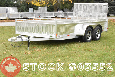 7' x 14' Enbeck Tandem Axle Aluminum Utility Trailer w/ Aluminum Rims (2026)
