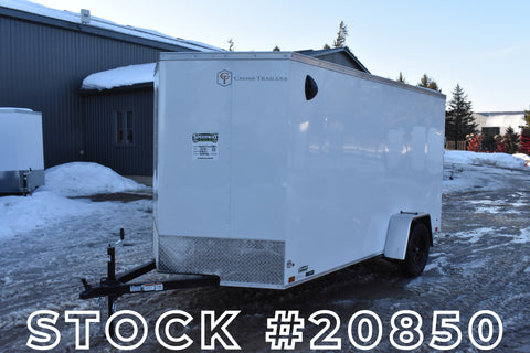 6' x 12' Cross Beta Series Single Axle Steel Enclosed Trailer (2026)